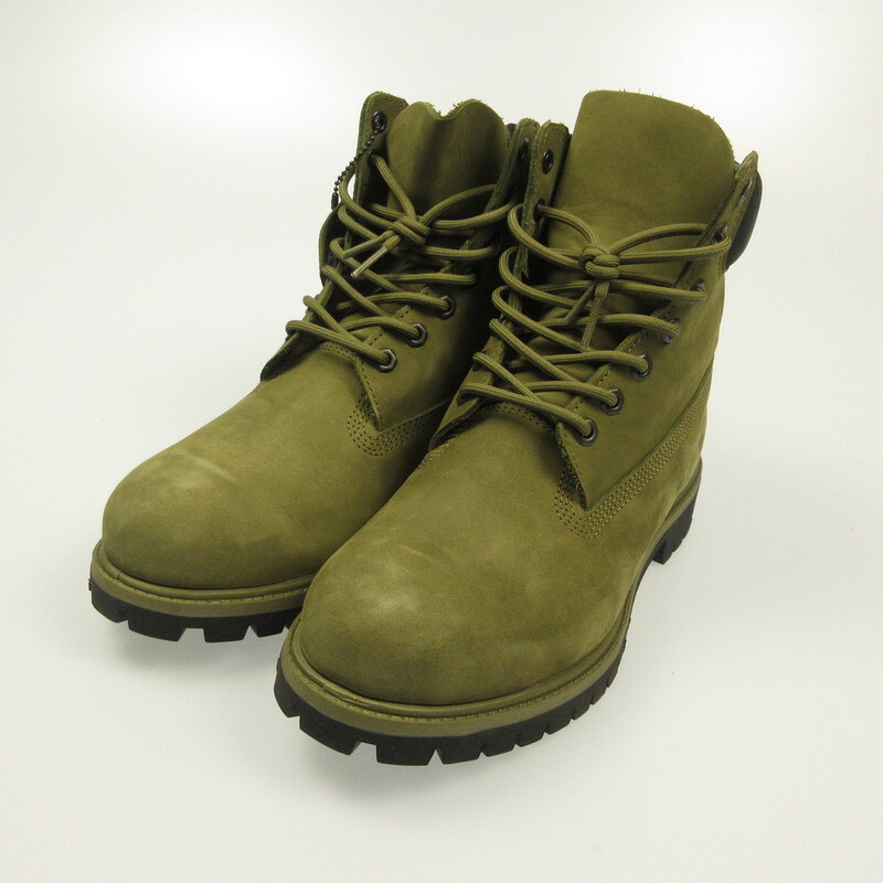 【中古】Timberland | ティンバーランド 6 IN PREMIUM BOOT TS ブーツ 肺結核0A2P6WE08 緑であること 28糎【姫路東店】
