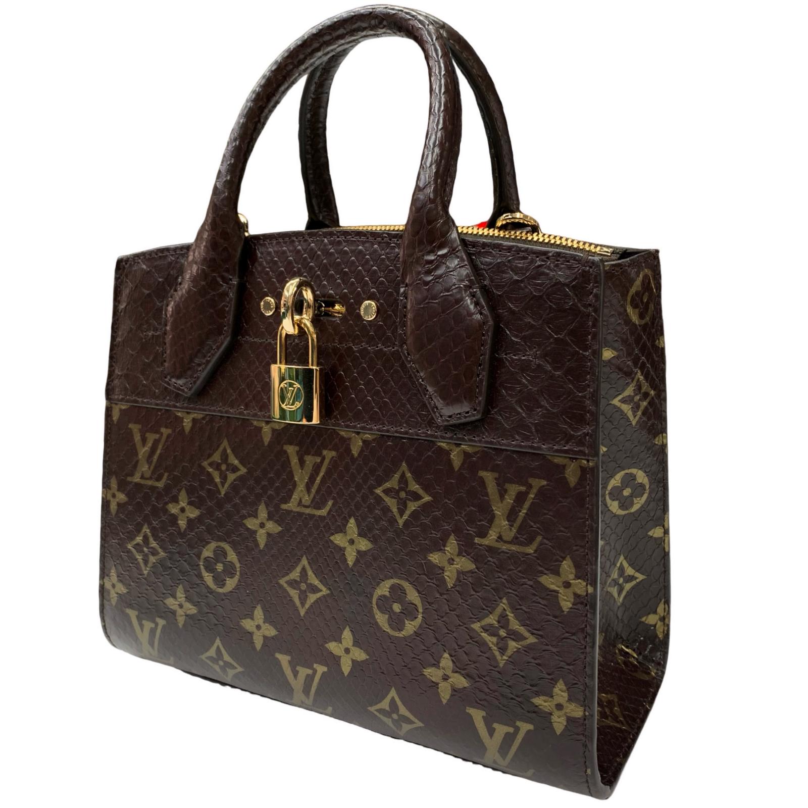 【中古】LOUIS VUITTON | ルイ・ヴィトン モノグラム エキゾチックレザー シティ スティーマー その他バッグ【瀬戸大橋店】｜お宝市番館
