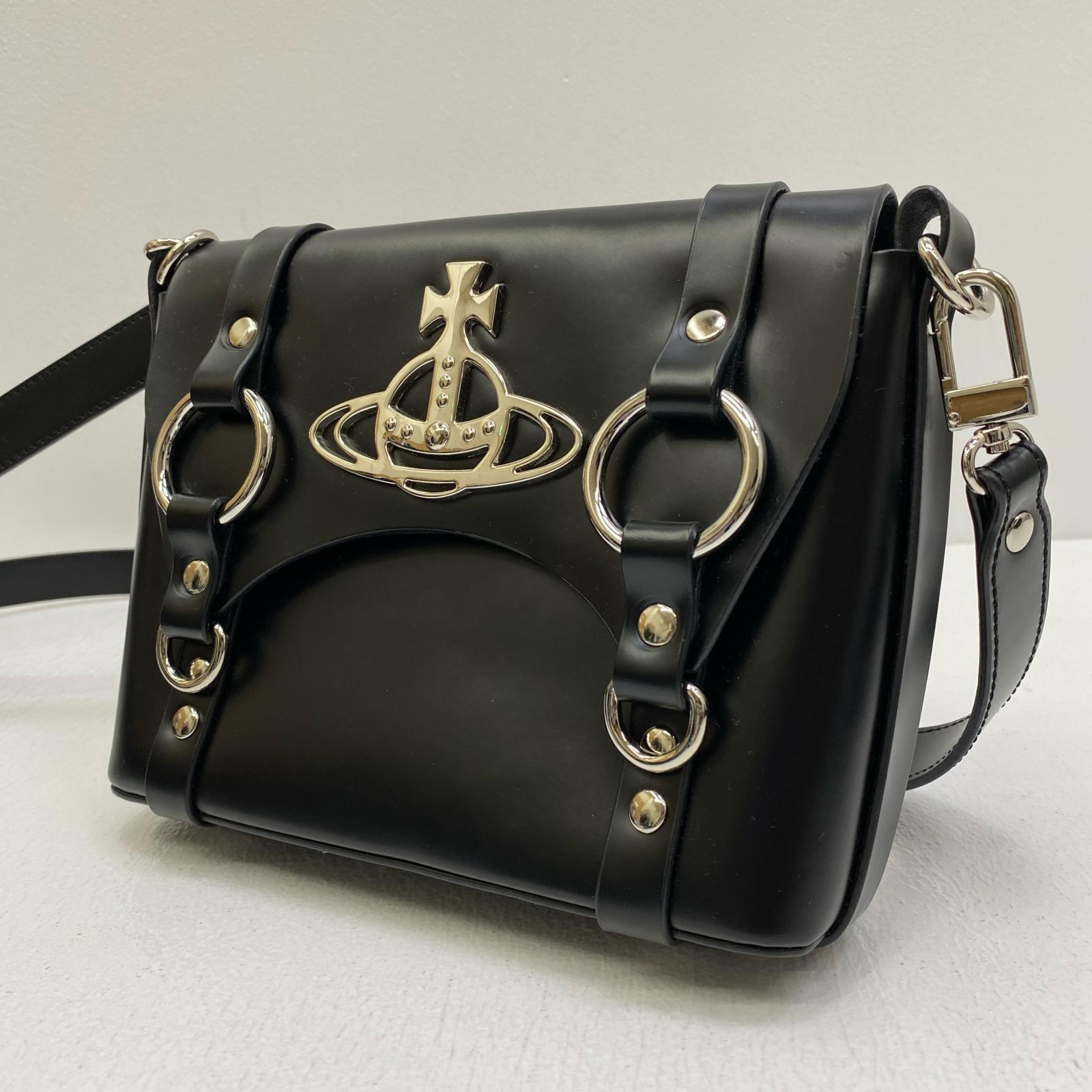【中古】Vivienne Westwood | ヴィヴィアンウエストウッド BETTY ショルダーバッグ 43030024 黒いこと【加古川店】