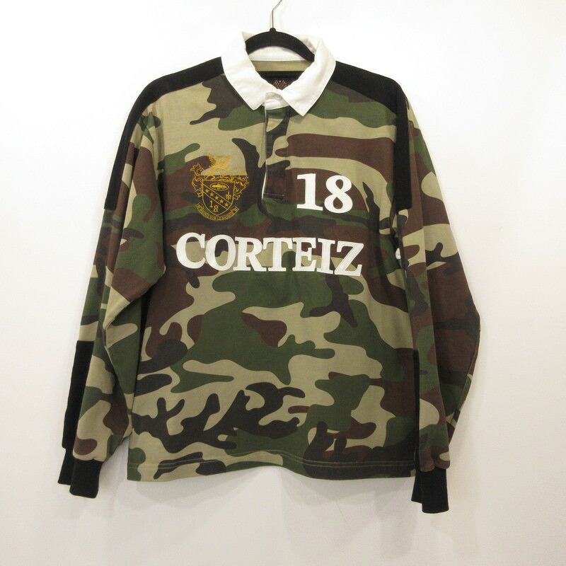 【中古】CORTEIZ コーテイズ PANELLED RUGBY スポーツシャツ 家鴨 大きさ：M【姫路東店】