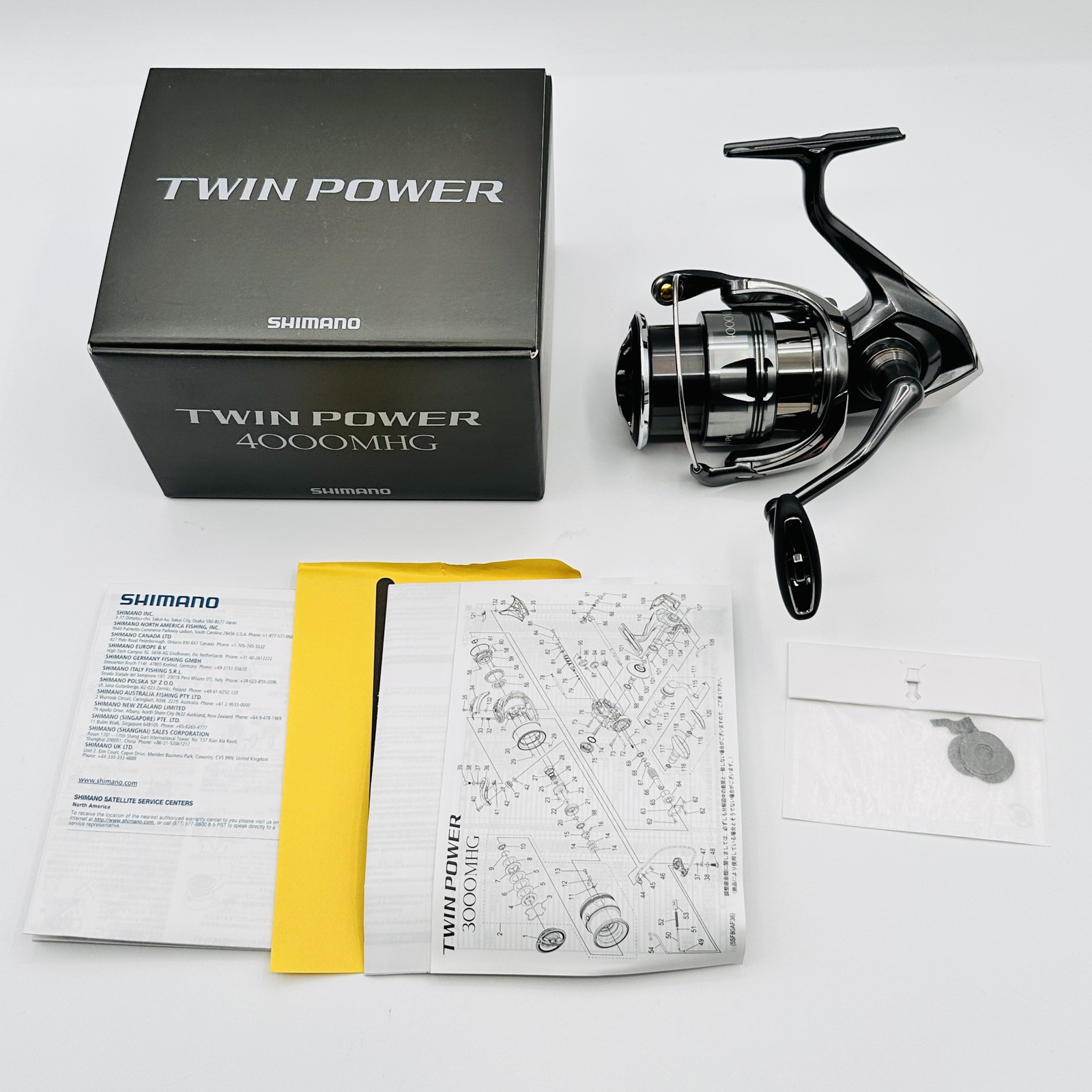 【倉吉店】 中古 SHIMANO | シマノ 木管 24 TWINPOWER 4000MHG 【スピニングリール】 【85】