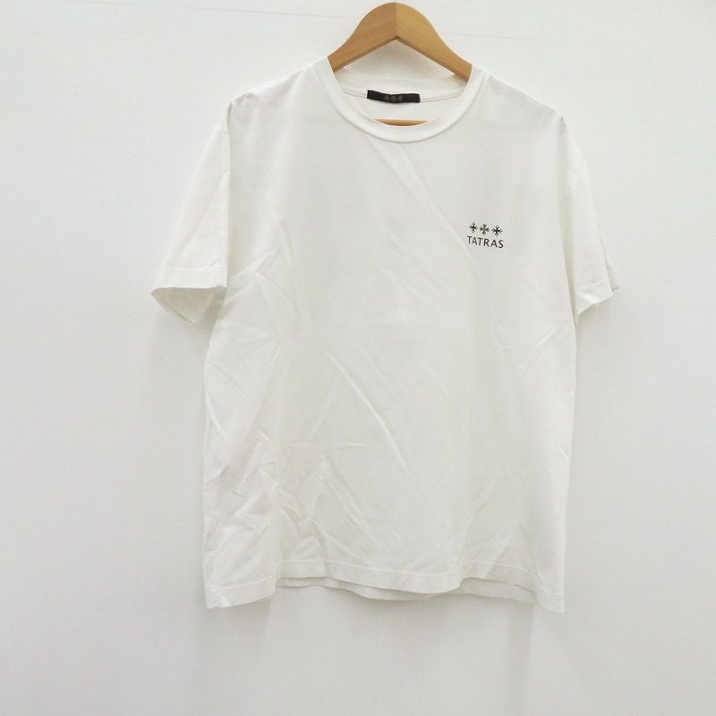 【中古】TATRAS | タトラス EX EION 23SS 半袖Ｔシャツ MTSE23S8239-M 白いこと 大いさ：2【瀬戸大橋店】