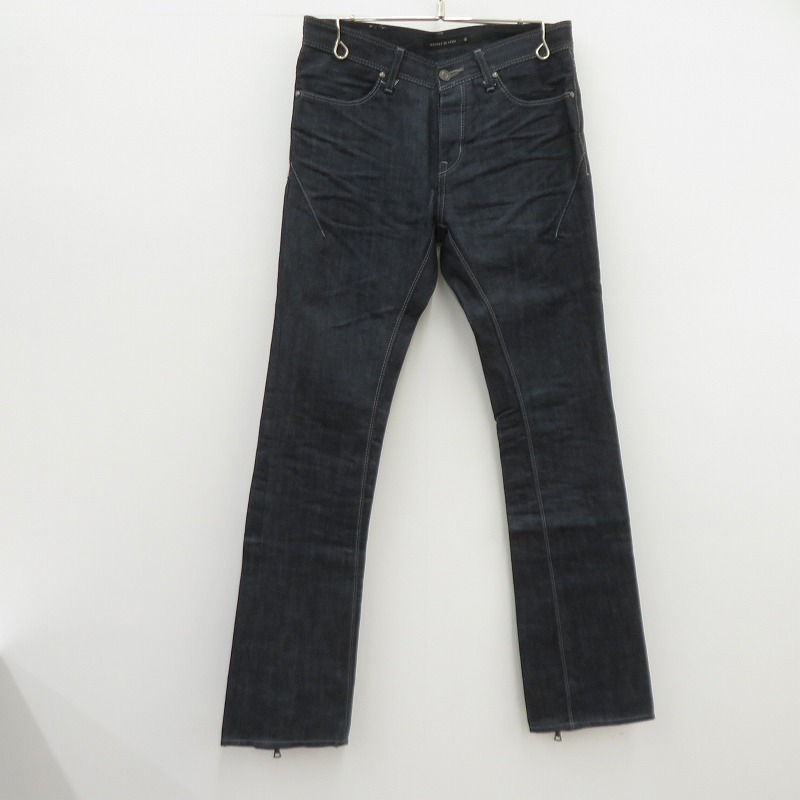 【中古】FUGA | フーガ ヘムジッパー ジーンズズボン下 GDF10-C05 インディゴ 大きさ：42【瀬戸大橋店】