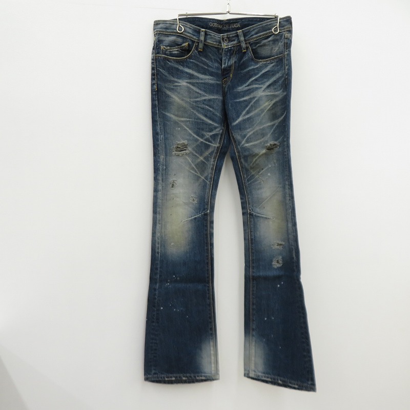 【中古】FUGA | フーガ ジーンズズボン下 GDF11-C03 青碧 大きさ：42【瀬戸大橋店】