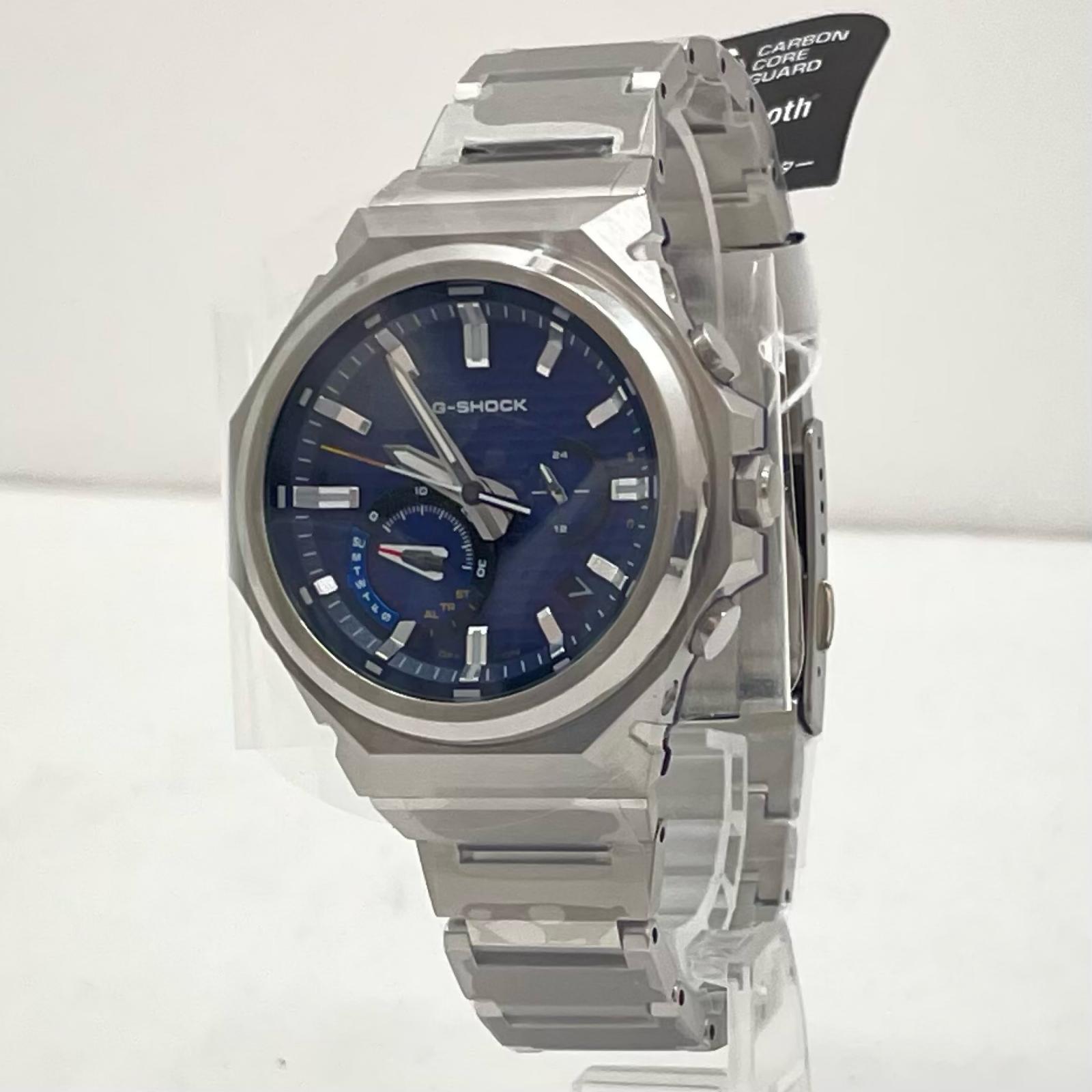 【中古】G-SHOCK | ジーショック 腕時計 ブルー 箱、説 GST-B1000D-2AJF G-STEEL Bluetooth【尾張小牧店】|お宝市番館