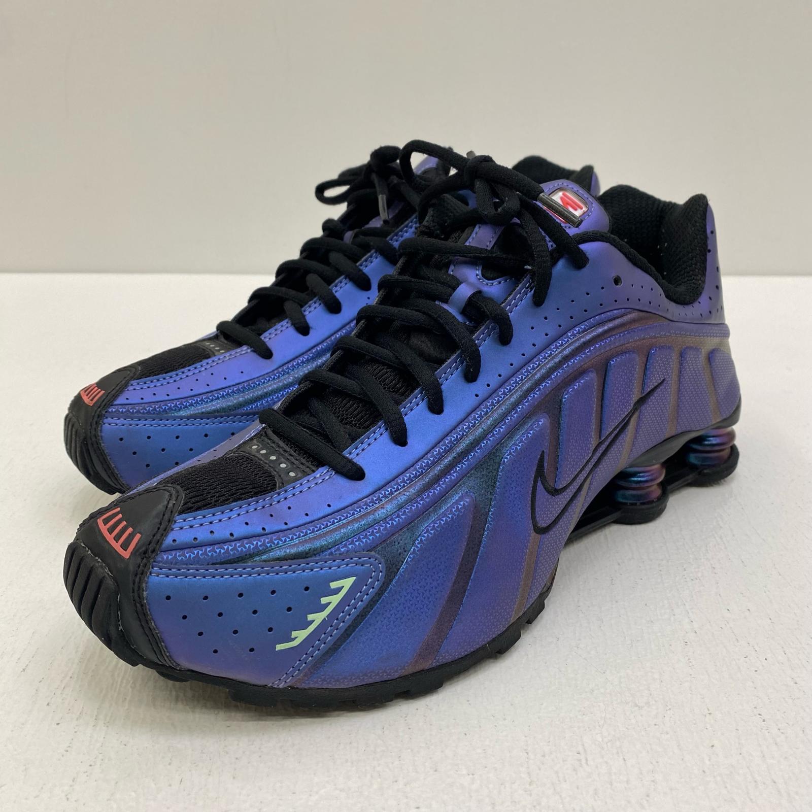 【中古】NIKE | ナイキ Shox R4 スニーカー HQ3446-001 青碧 27.5糎【加古川店】