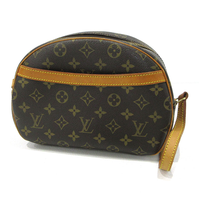 【中古】LOUIS VUITTON | ルイ・ヴィトン モノグラム ブロワ ショルダーバッグ M51221 赤銅色【三重中央局】