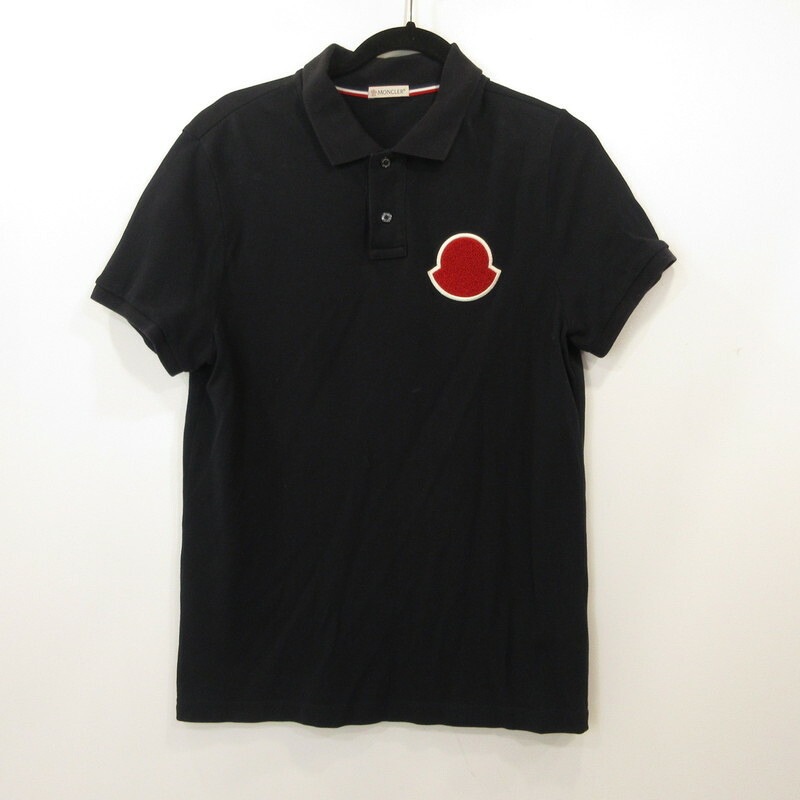【中古】MONCLER | モンク軌跡 MAGLIA POLO MANICA CORTA スポーツシャツ E10918322000 国内定め事品 米国海軍 大きさ：M【姫路東店】