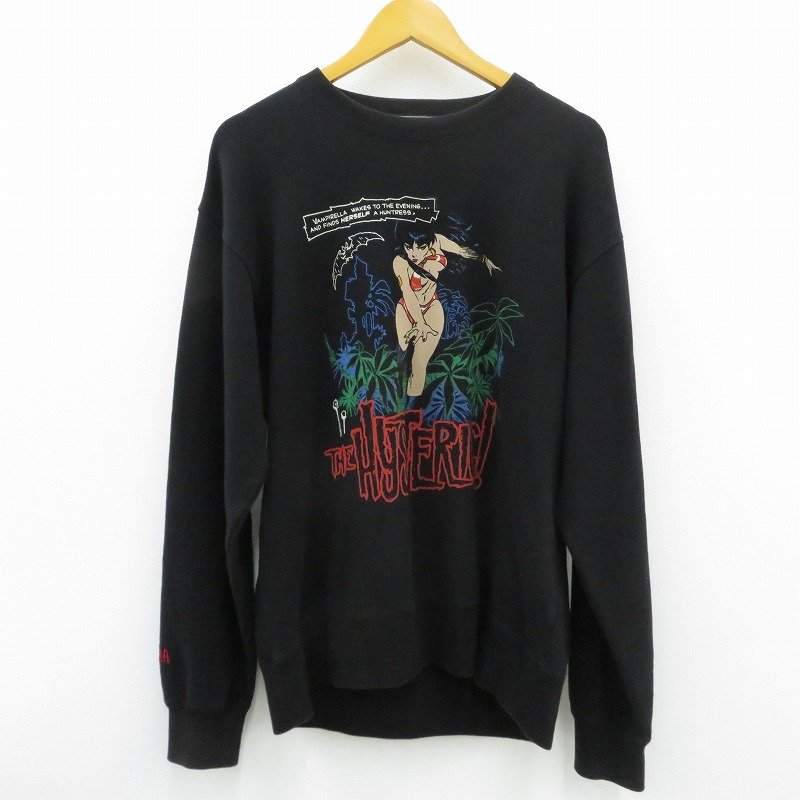 【中古】HYSTERIC GLAMOUR | ヒステリックグラマー 汗水 02223CS14 黒いこと 大きさ：L【瀬戸大橋店】