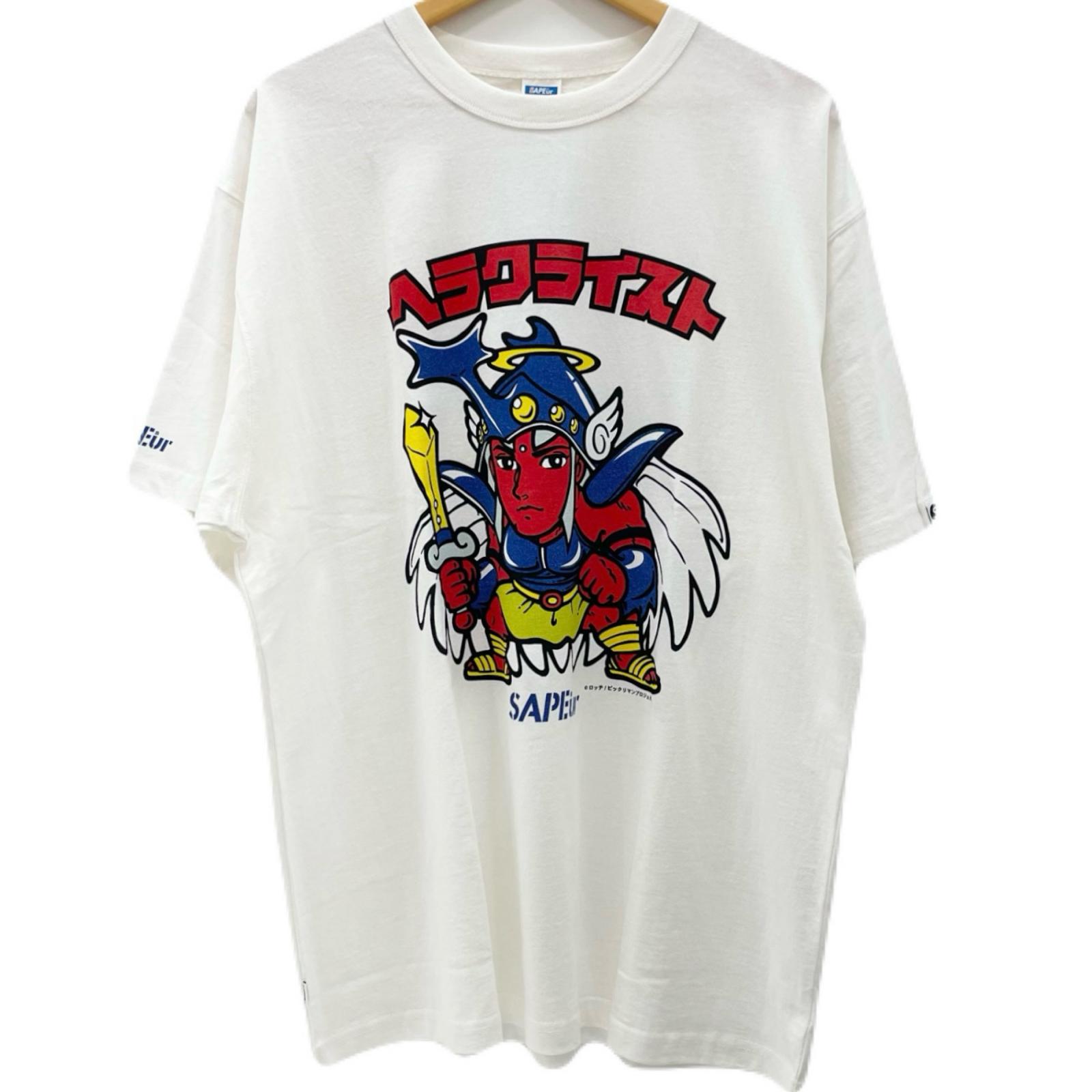 【中古】SAPEur | サプール ヘラクライスト ビックリマン 半袖Ｔシャツ 白いこと 大きさ：XL【尾張小牧店】