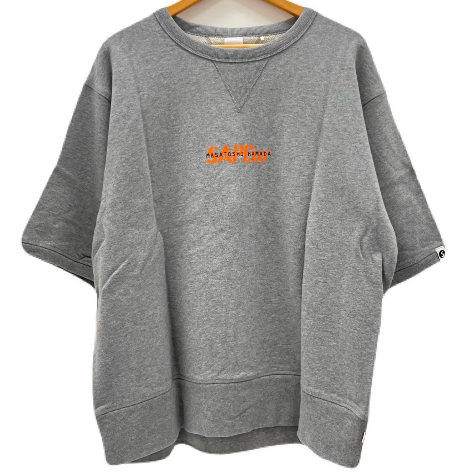 【中古】SAPEur | サプール MASATOSHI HAMADA 半袖流汗 薄墨色 大きさ：XL【尾張小牧店】