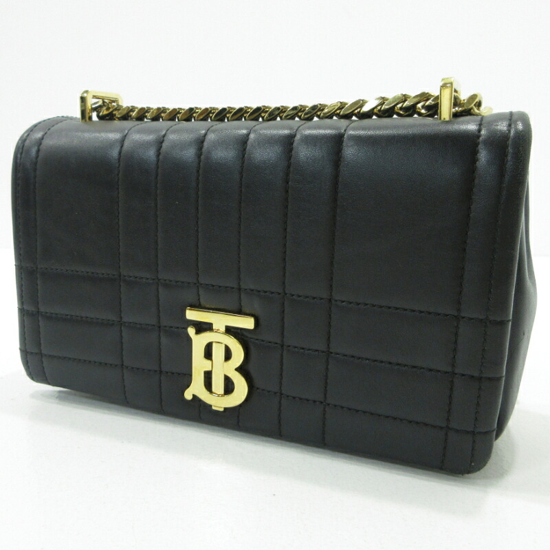 【中古】BURBERRY | バーバリー LOLA ローラ ショルダーバッグ 肺結核モノグラム 黒いこと【三重中央局】