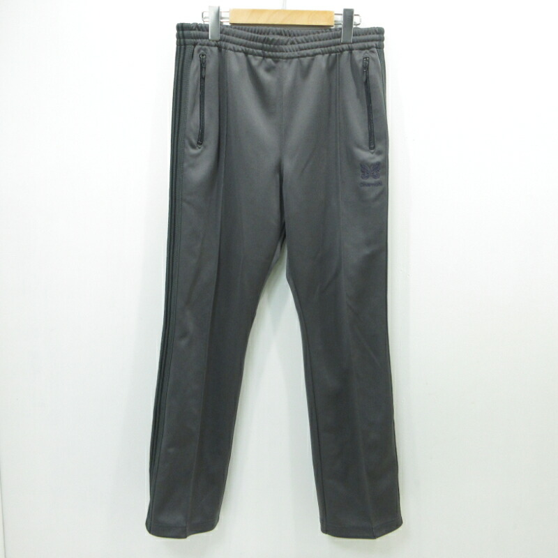 【中古】Needles | ニードルス CHACOAL TOKYO別注 Narrow Track Pant 貨物自動車ズボン下 ティーシャツ DI957 薄墨色 大きさ：M【三重中央局】