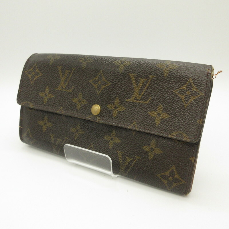 【中古】LOUIS VUITTON | ルイ・ヴィトン モノグラム ポシェットポルトモネクレディ 長財布 M61725【姫路東店】|お宝市番館