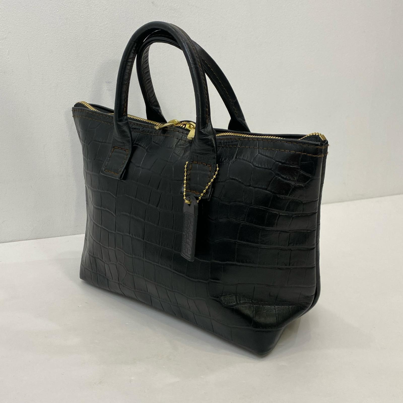 【中古】PROTO LEATHERS｜プロトレザーズ ハンドバック 黒いこと【姫路東店】
