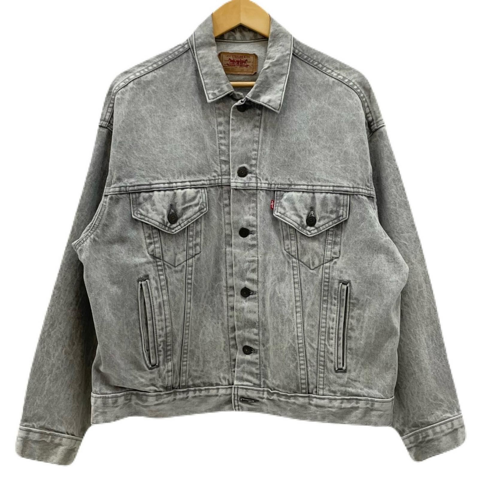 【中古】Levi\u0027s | リーヴァイズジーンズ 70507 USA製 ジーンズ上衣 薄墨色 大きさ：L【尾張小牧店】
