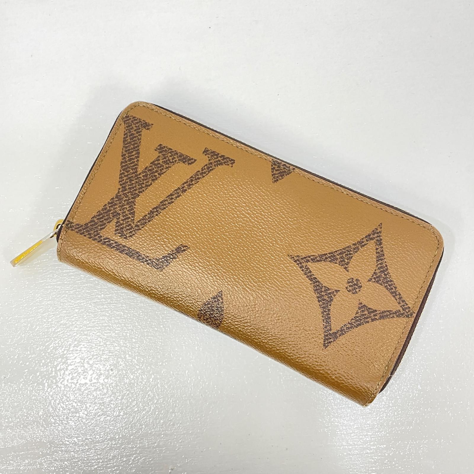 【中古】LOUIS VUITTON | ルイ・ヴィトン モノグラム 巨大な生物 ジッピーウォレット M69353 赤銅色 長紙入れ【尾張小牧店】
