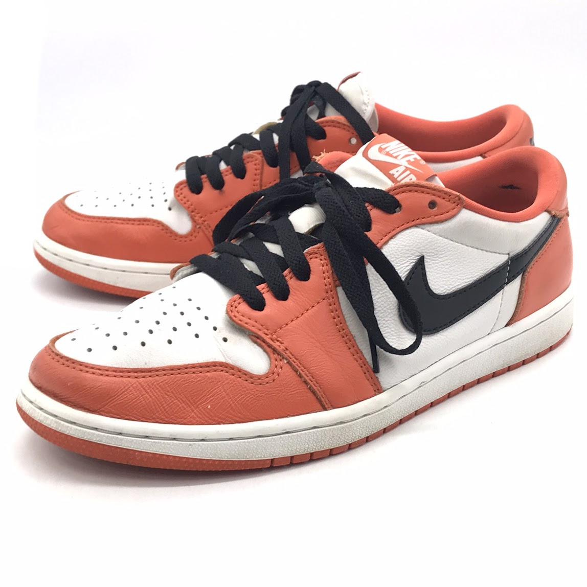 【中古】NIKE | ナイキ AIR JORDAN 1 LOW OG スニーカー CZ0790-801 オレンジ 27.5cm【倉吉店】｜お宝市番館