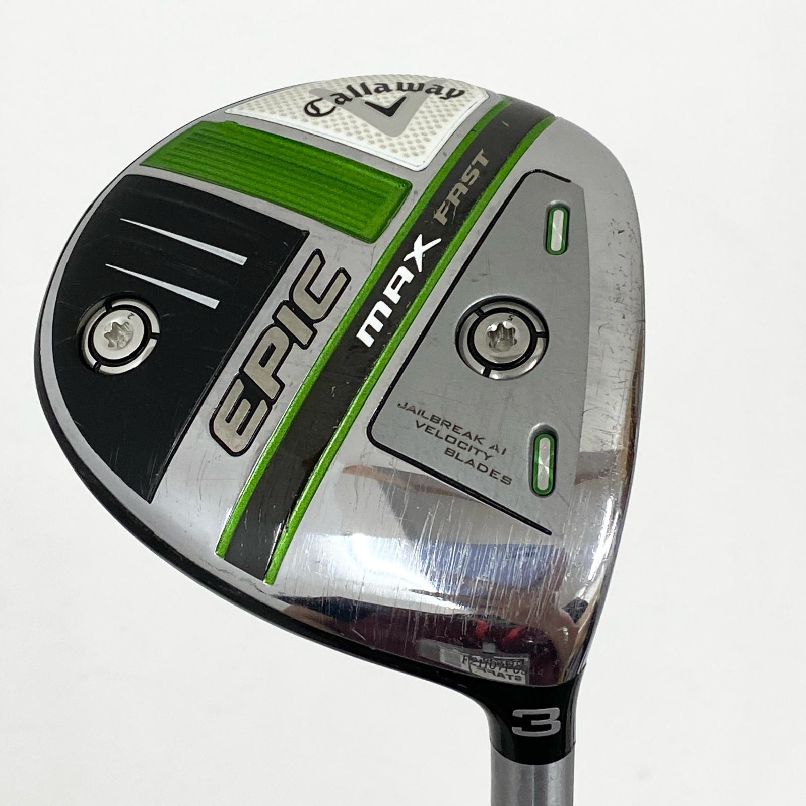 【中古】【ゴルフ用品】 Callaway | キャロウェイ EPIC MAX FAST(2021) 3W SPEEDER EVOLUTION for Callaway 約42インチ フレックスSR ヘッドカバー付【加古川店】|お宝市番館