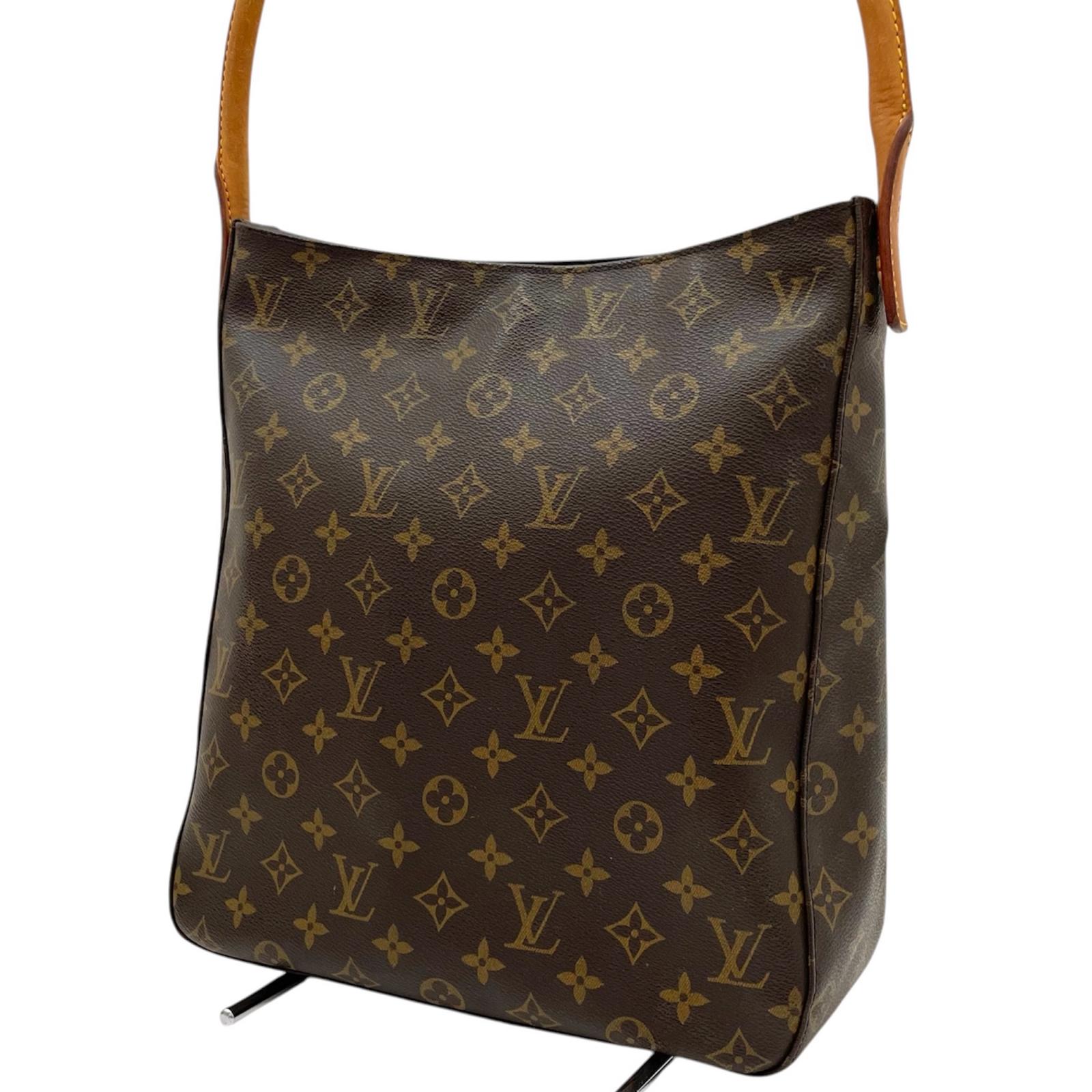 【中古】LOUIS VUITTON | ルイ・ヴィトン モノグラム　ルーピングGM　ショルダーバッグ　トートバッグ M51145　ブラウン【尾張小牧店】｜お宝市番館 45,370円