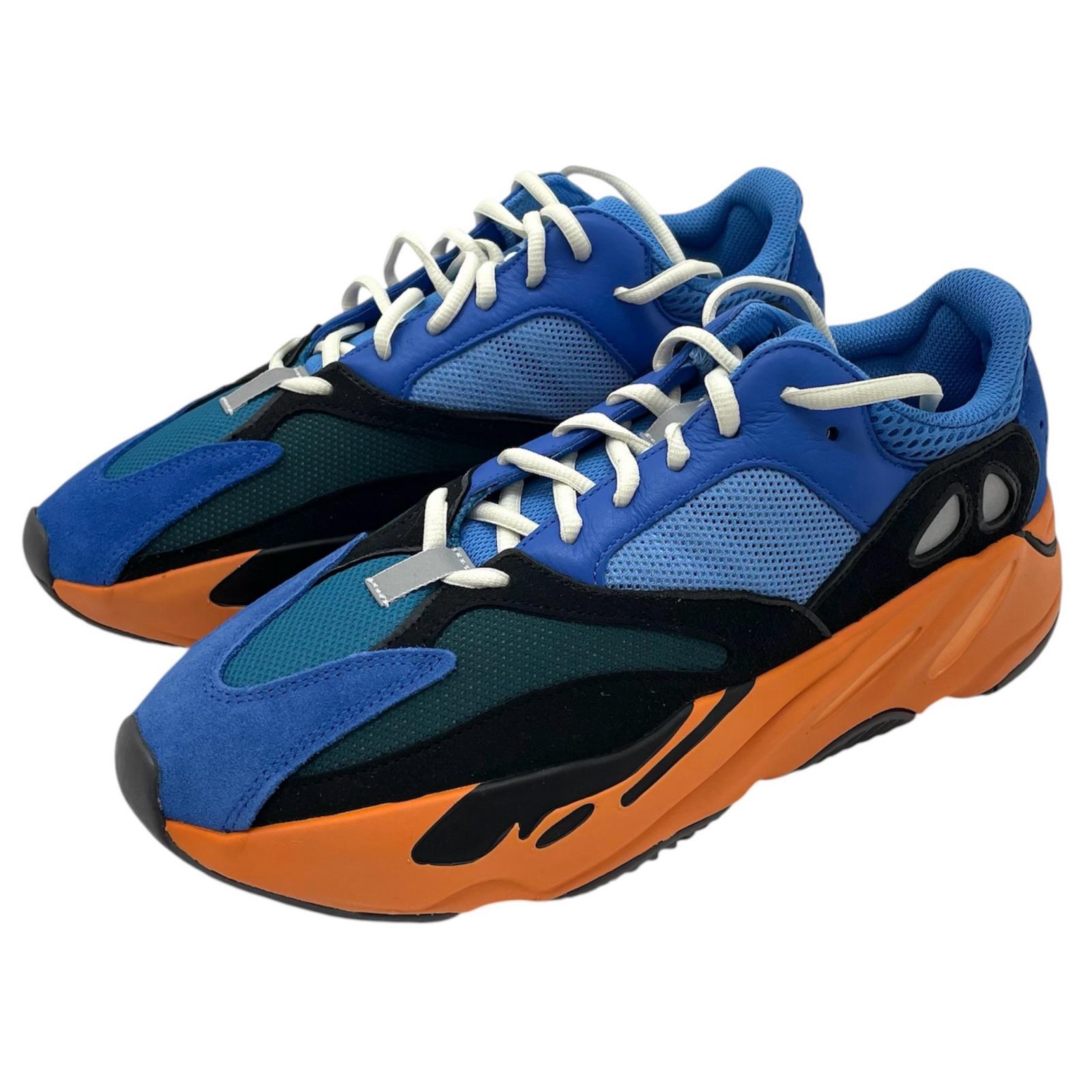 【中古】adidas | アディダス YEEZY Boost 700 "Bright Blue"/イージーブースト700 "ブライトブルー"　スニーカー 靴 GZ0541 ブルー&times;オレンジ 28cm【尾張小牧店】｜お宝市番館