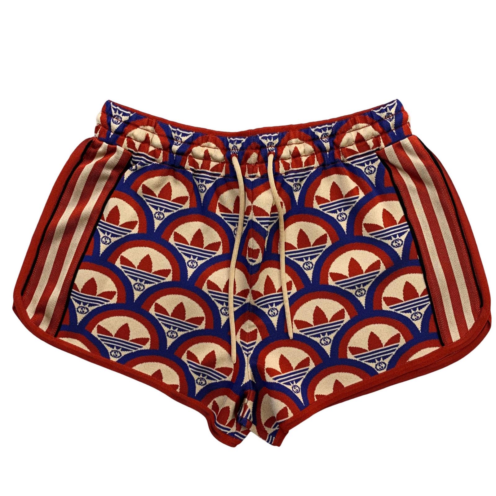 【中古】GUCCI | グッチ adidas x Gucci ジャカード ショートパンツ ショートパンツ サイズ：S【瀬戸大橋店】｜お宝市番館