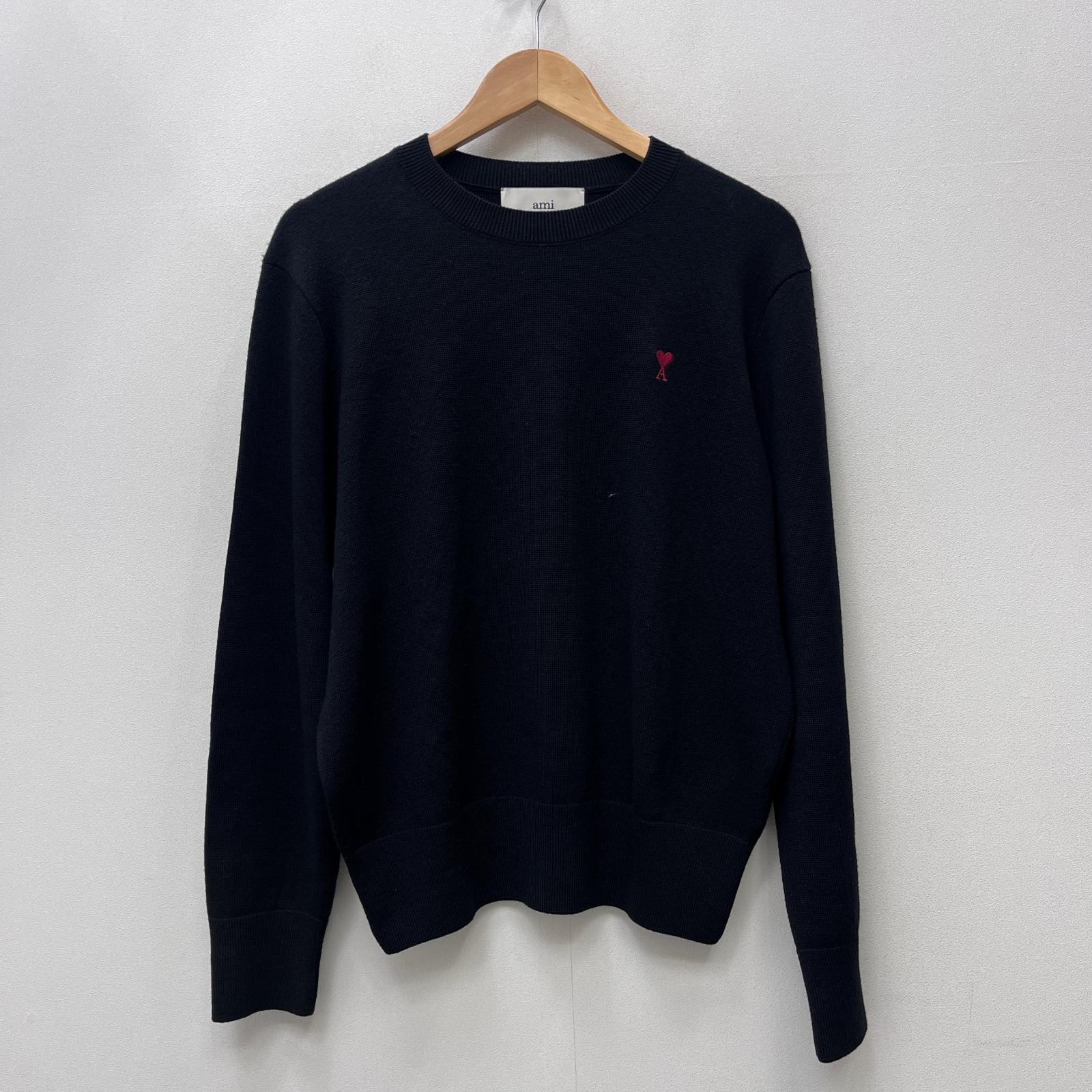 【中古】AMI | 意中の女 Ami de Coeur 国内定め事品 編み物 HKS826.001 黒いこと 大きさ：M【加古川店】