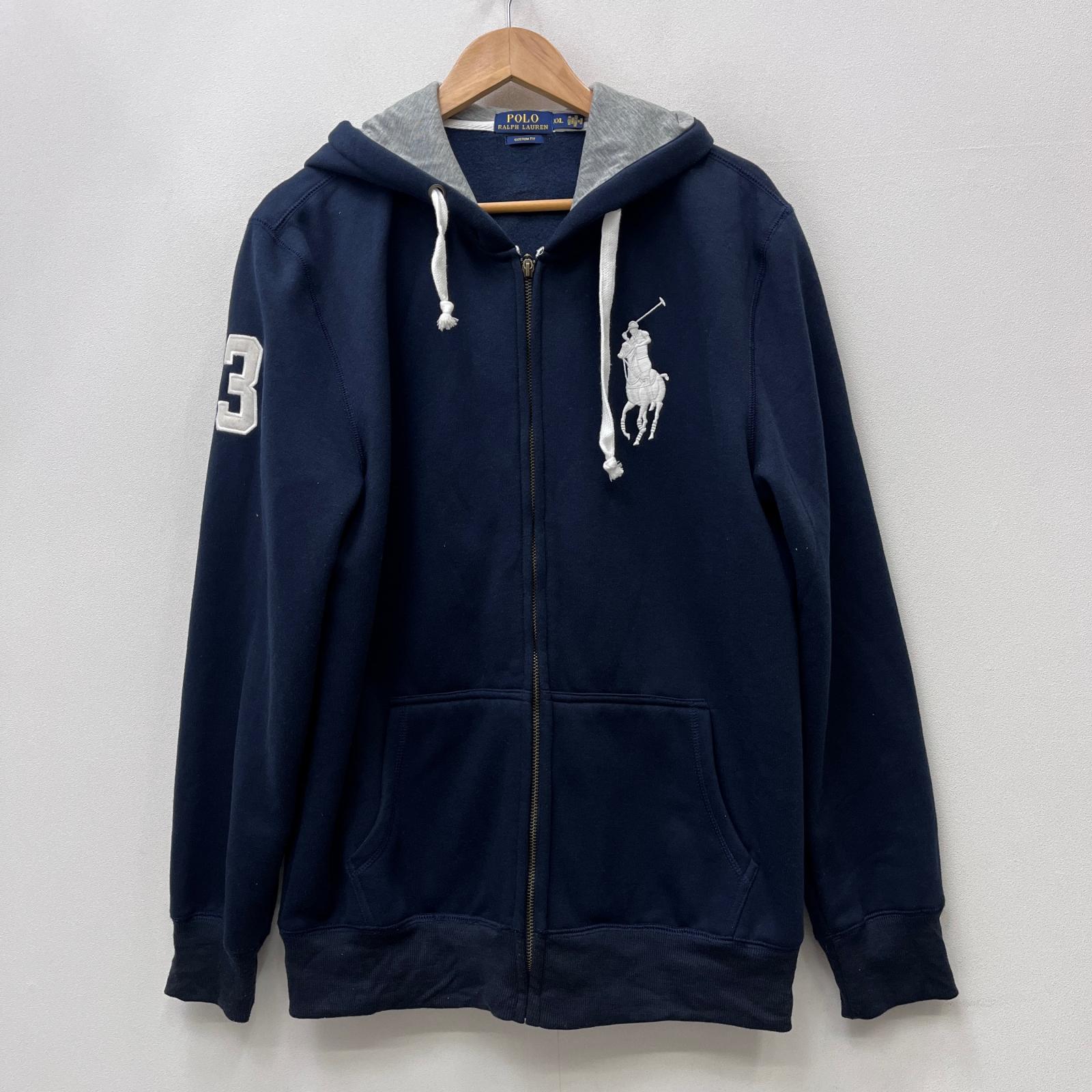 【中古】POLO RALPH LAUREN | ポロ・ラルフローレン BIG PONNY パーカー ネイビー サイズ：XXL【加古川店】｜お宝市番館