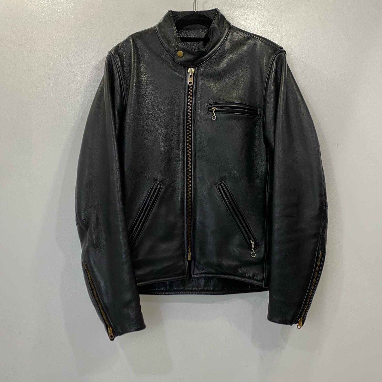 【中古】VANSON | バンソン TYPE-B ライダースジャケット 21986A03 ブラック サイズ:38【姫路東店】|お宝市番館