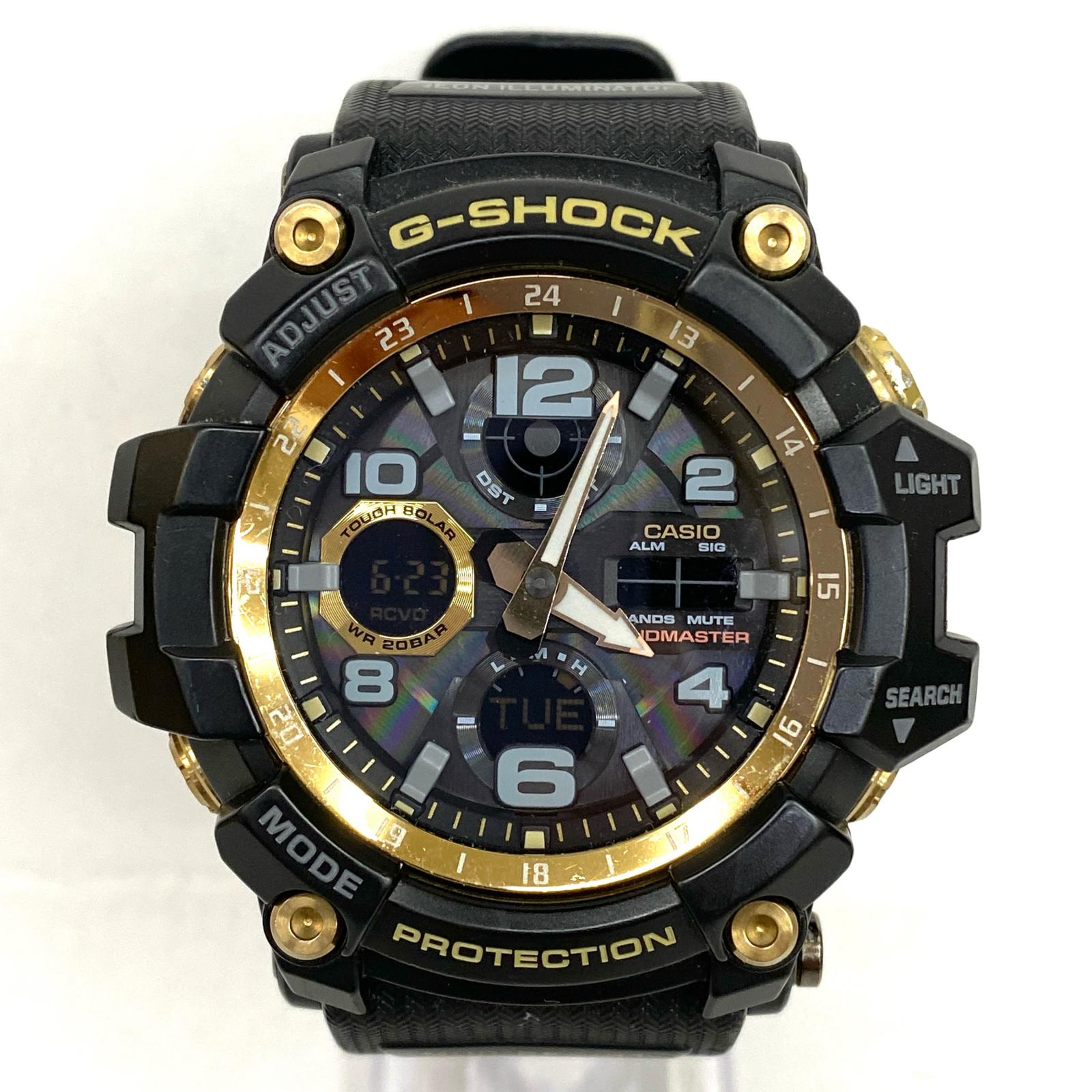 【中古】G-SHOCK | ジーショック MUDMASTER 腕時計 GWG-100GB ブラック【加古川店】|お宝市番館