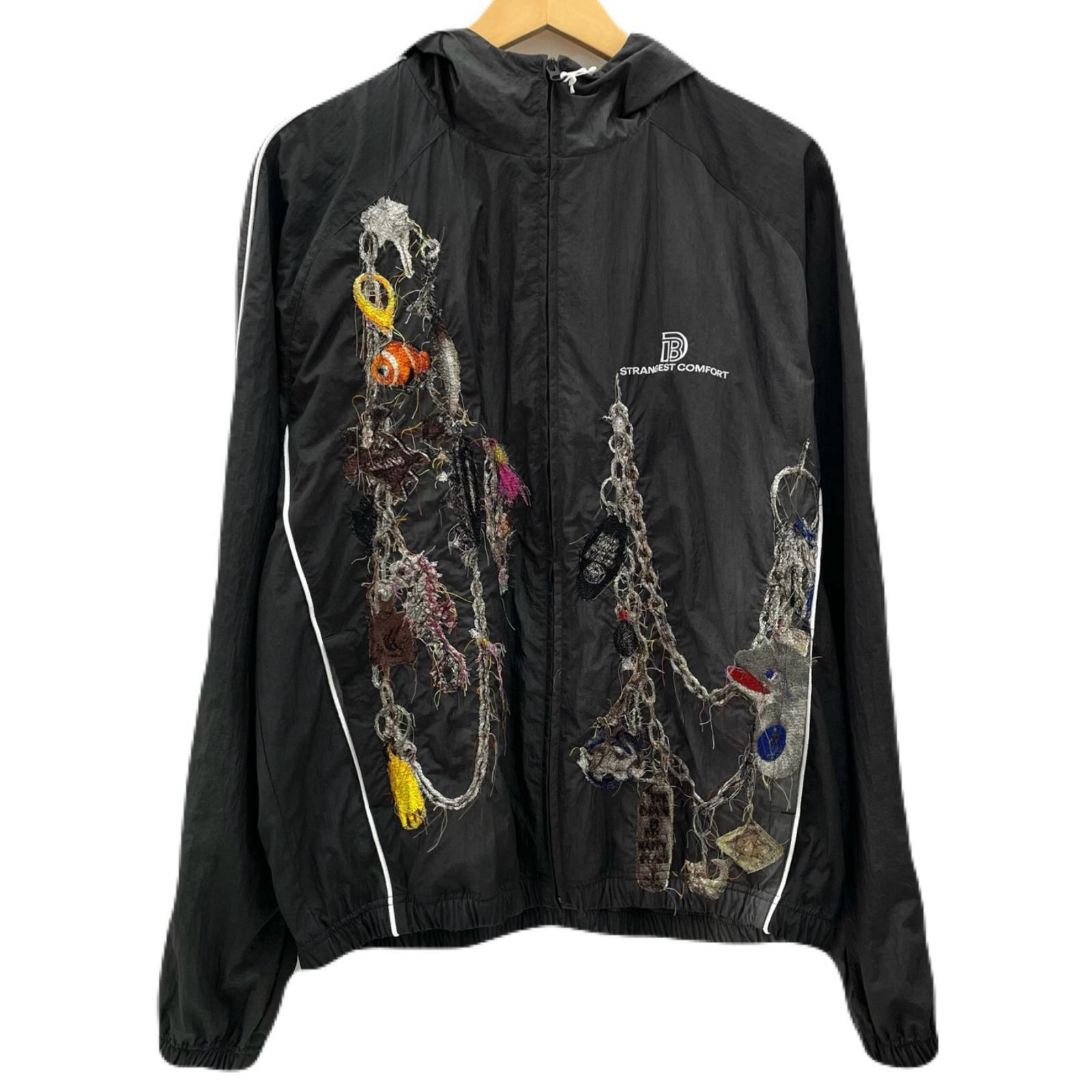 【中古】doublet | ダブレット 26SS EMBROIDERED CHAIN TRACK JACKET ジャージ トラックジャケット 26SS22BL252 グレー サイズ:M【尾張小牧店】|お宝市番館