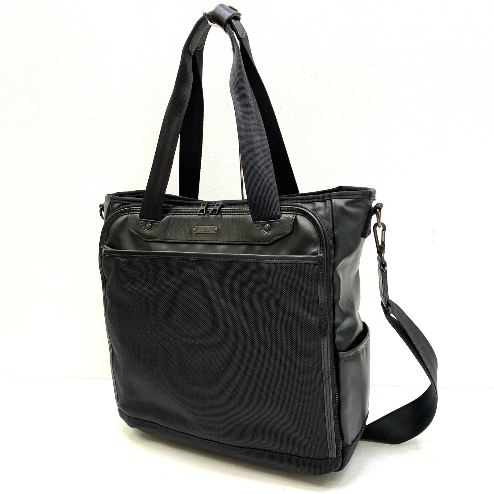 【中古】MASTER PIECE | マスターピース AXIS 2WAYトートバッグ その他バッグ 43065 ブラック【加古川店】｜お宝市番館