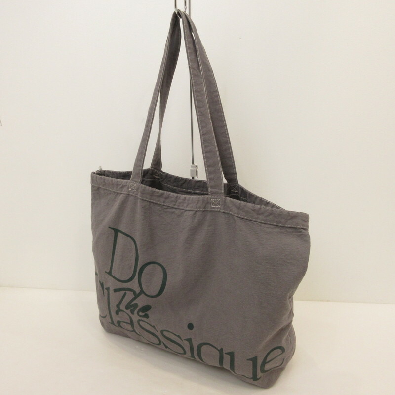 【中古】A.PRESSE | アプレッセ TOTE BAG BIOTOP トートバッグ グレー【姫路東店】|お宝市番館
