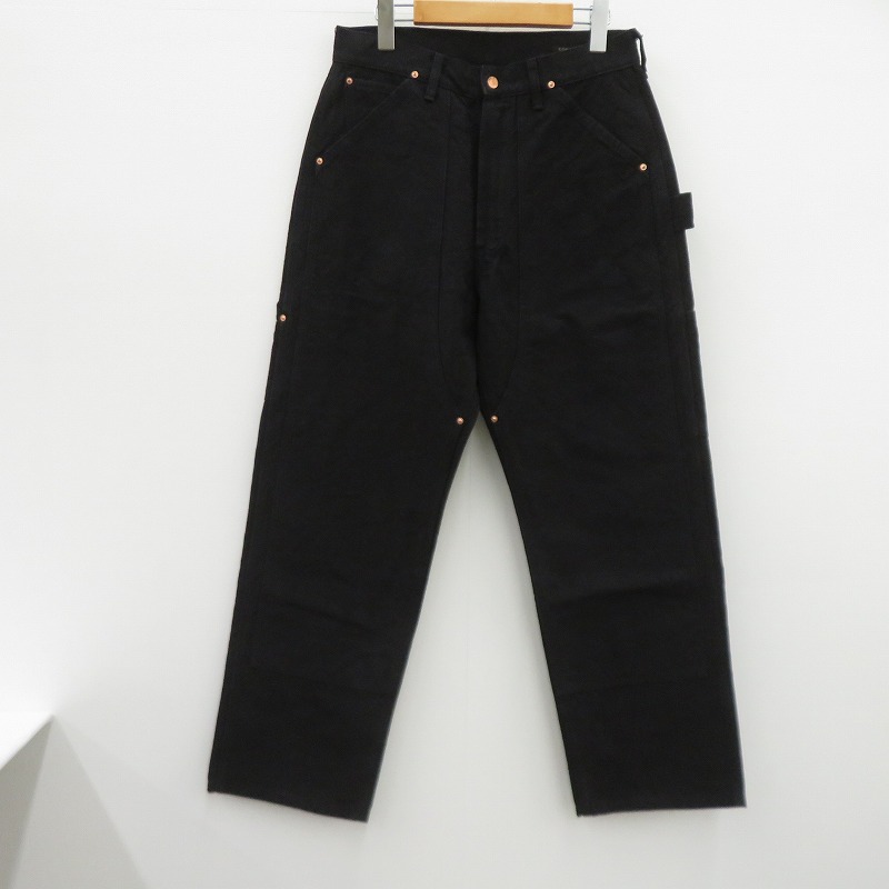 【中古】COMOLI | コモリ コットンダック ペインターパンツ パンツ D01-03007 ブラック サイズ:1【瀬戸大橋店】|お宝市番館