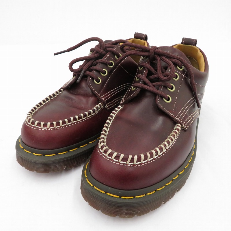 【中古】Dr.Martens | ドクターマーチン LOWELL 4 ホール シューズ ブーツ 31817600 ブラウン 26cm【瀬戸大橋店】｜お宝市番館