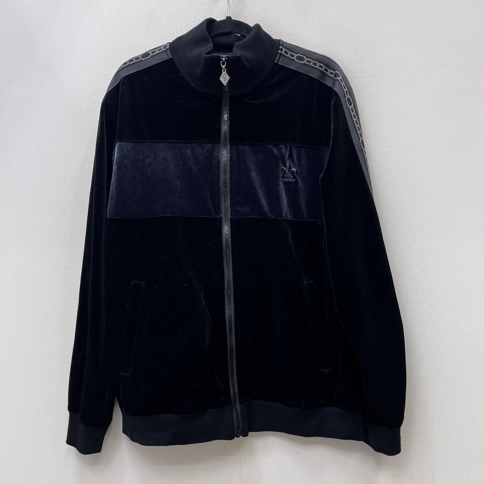 【中古】SUPPLIER | サプライヤー Velvet Track Jacket ジャージ ブラック サイズ：M【加古川店】｜お宝市番館 9,088円
