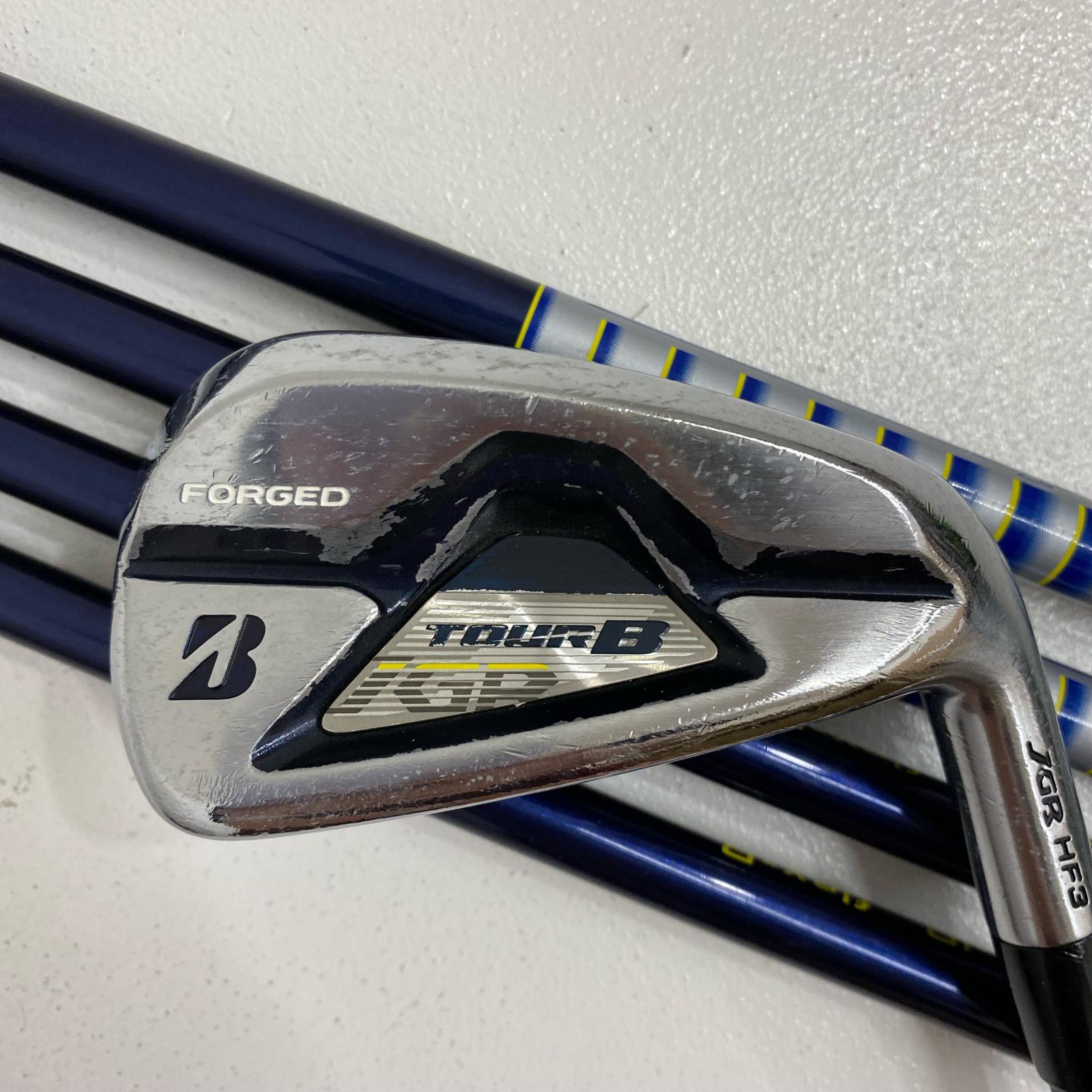 【中古】【ゴルフ用品】 BRIDGESTONE | ブリヂストン TOUR B JGR(2019) 5本ｾｯﾄ 6~9.P TOUR AD TG2-IR フレックスR【加古川店】｜お宝市番館
