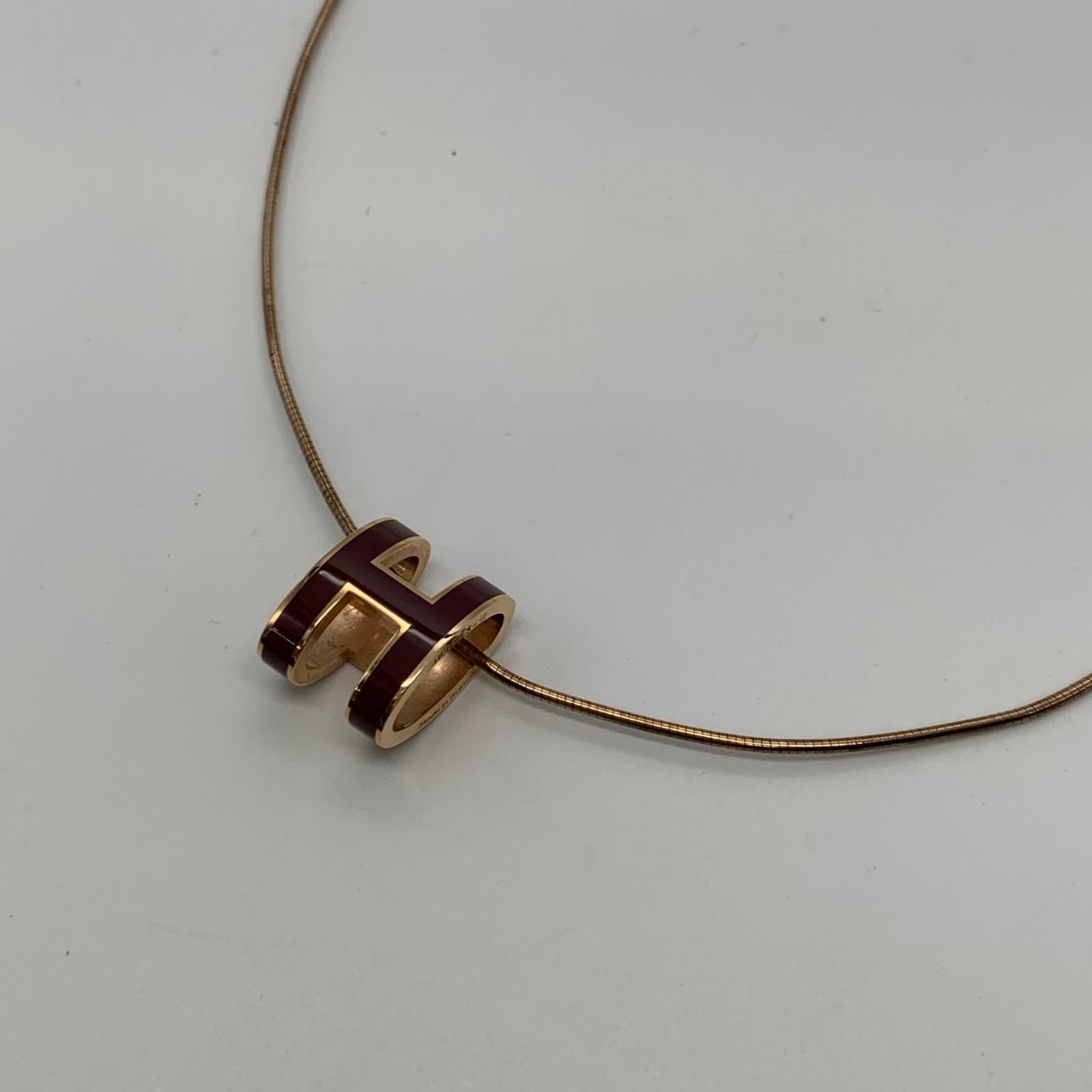【中古】HERMES | エルメス ポップアッシュHロゴ ネックレス【姫路東店】|お宝市番館