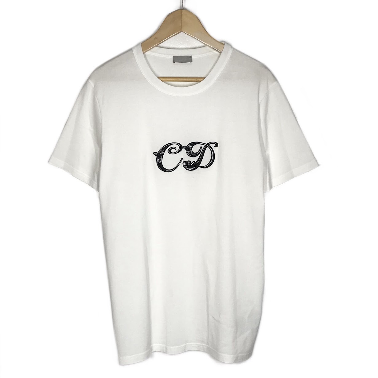 【中古】Christian Dior | クリスチャンディオール 21AW Kenny Scharf Tee 半袖Ｔシャツ 193J697A0677 ホワイト サイズ：L【倉吉店】｜お宝市番館