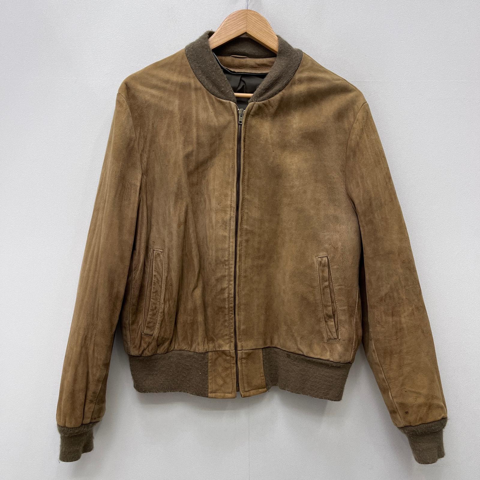 【中古】VINTAGE衣料 | ヴィンテージイリョウ suede leather jacket レザー ベージュ【加古川店】｜お宝市番館