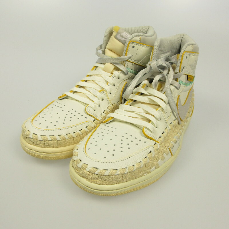 【中古】NIKE | ナイキ AIR JORDAN 1 RETRO HIGH OG SP スニーカー FD2565-100 ×UNION ホワイト 27.5cm【姫路東店】|お宝市番館