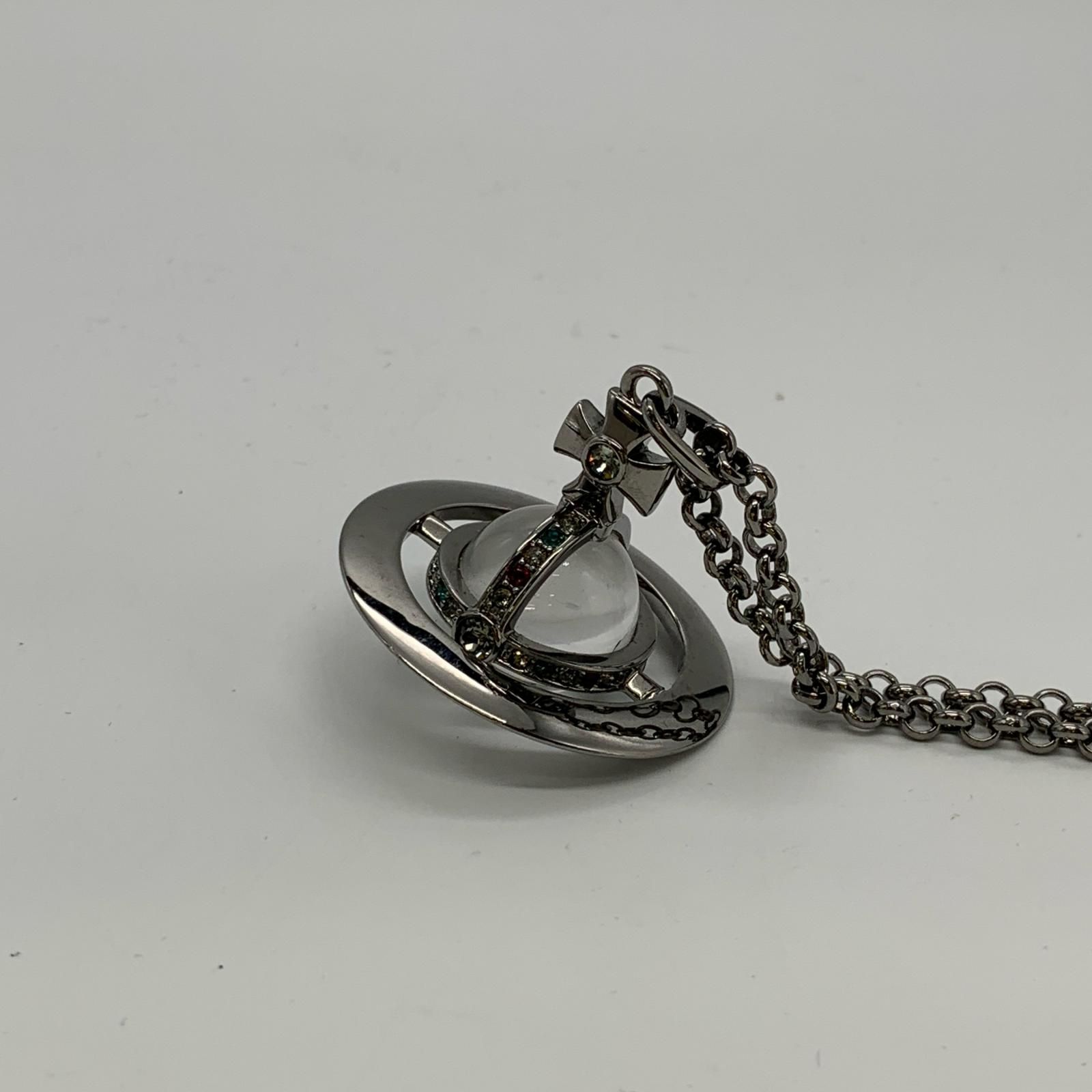 【中古】Vivienne Westwood | ヴィヴィアンウエストウッド SMALL ORB PENDANT ネックレス 63020096 シルバー【姫路東店】｜お宝市番館