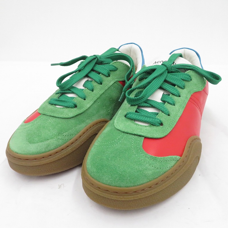 【中古】ACNE STUDIOS | アクネストゥディオズ スエード&レザー スニーカー マルチカラー 26.5cm【瀬戸大橋店】|お宝市番館
