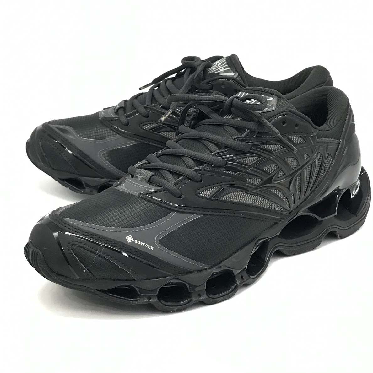【中古】Mizuno | ミズノ WAVE PROPHECY LS GTX ウエーブテクノロジー スニーカー D1GA256001 ブラック 28cm【倉吉店】|お宝市番館
