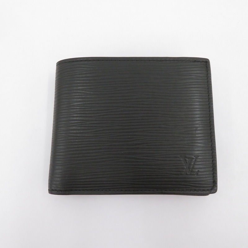 【中古】LOUIS VUITTON | ルイ・ヴィトン ポルトフォイユ・マルコ NM 二つ折り財布 M62289 ブラック【瀬戸大橋店】｜お宝市番館