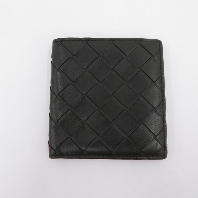 【中古】BOTTEGA VENETA | ボッテガヴェネタ イントレチャート 札入れ ブラック【瀬戸大橋店】｜お宝市番館 20,850円