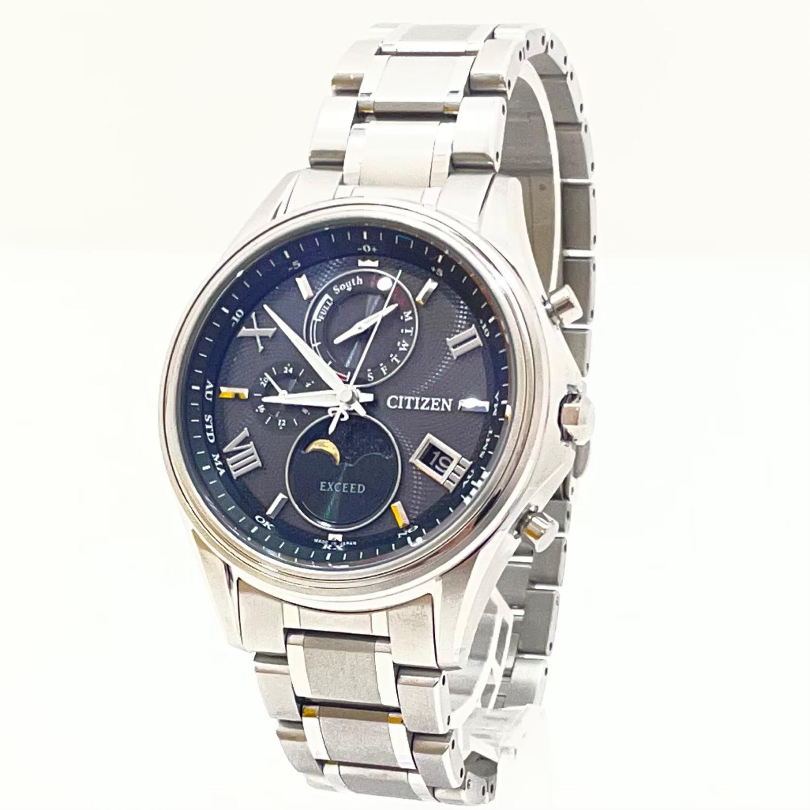 【中古】CITIZEN | シチズン 腕時計 ブラック　H874-004JJ01/BY1020-61E EXCEED【尾張小牧店】｜お宝市番館