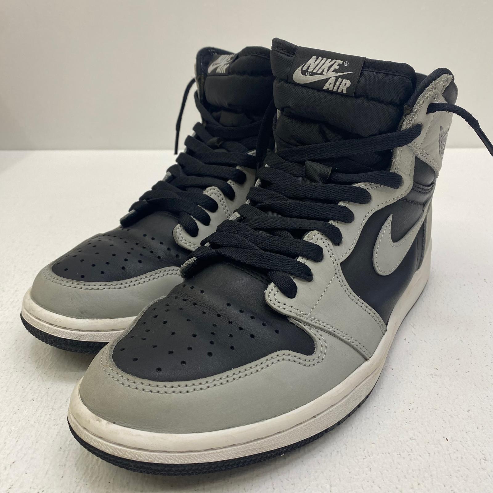 【中古】NIKE | ナイキ Air Jordan 1 High OG 'Shadow 2.0' スニーカー 555088-035 グレー 27cm【加古川店】｜お宝市番館