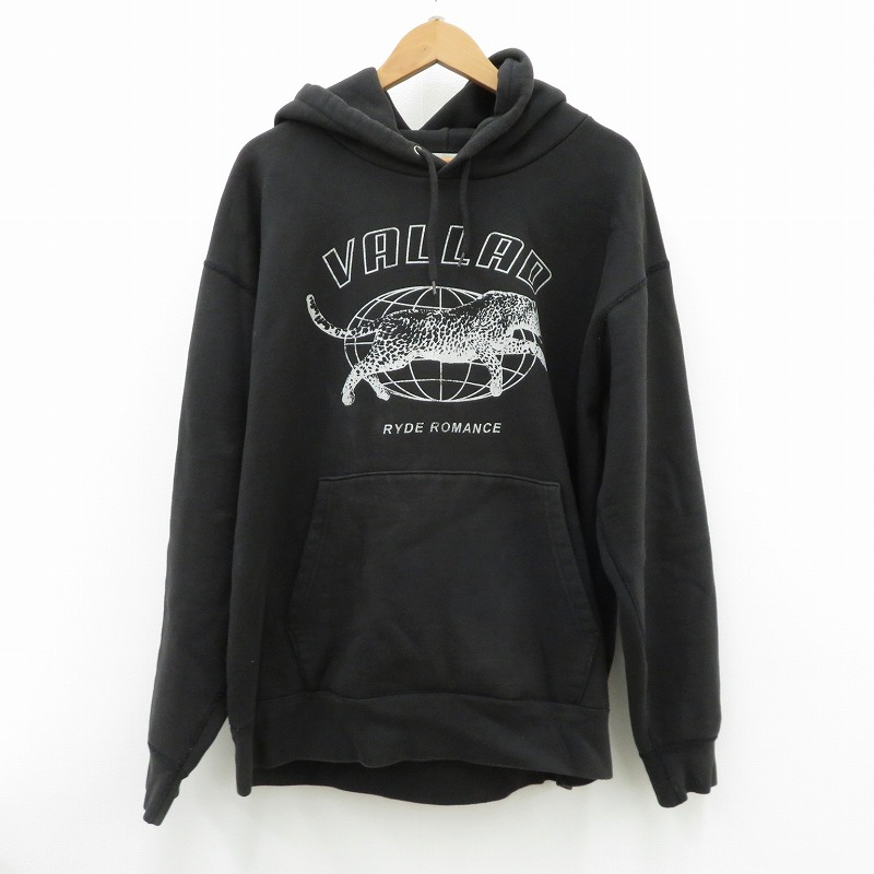 【中古】 パーカー VALLAD ブラック サイズ:XL【瀬戸大橋店】|お宝市番館