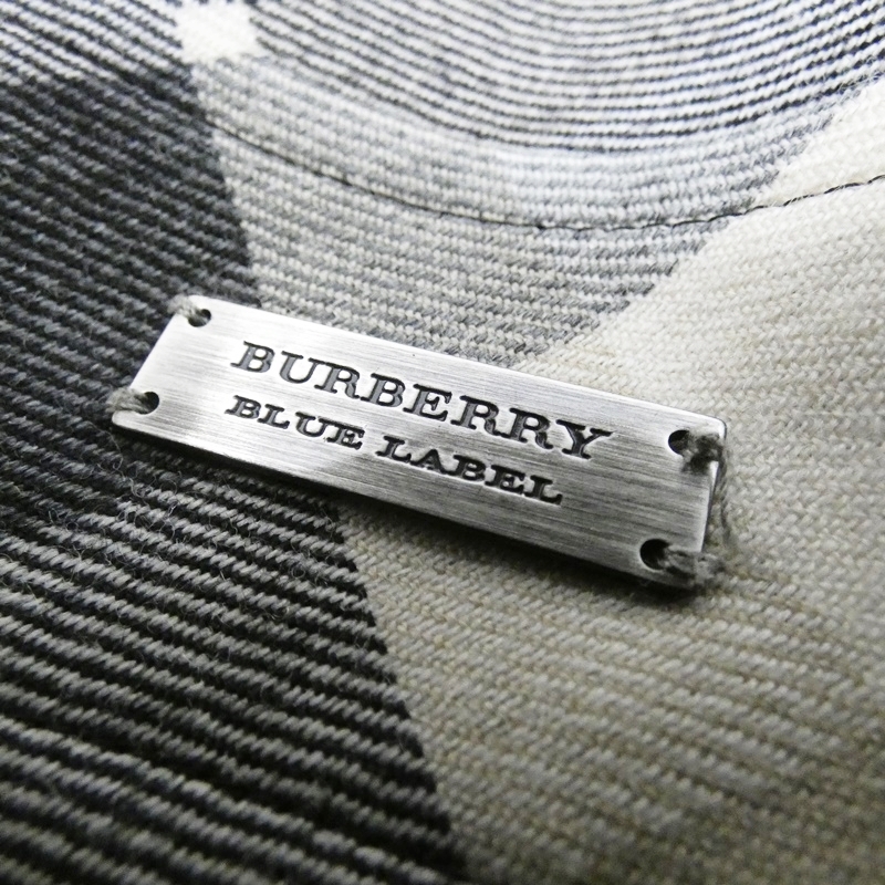 チェックワンピース Label サイズ 38 Label Blue 品番 E1j18 644 09 中古 F112 バーバリーブルーレーベル Blue Burberry カラー マルチカラー お宝市番館 インポート